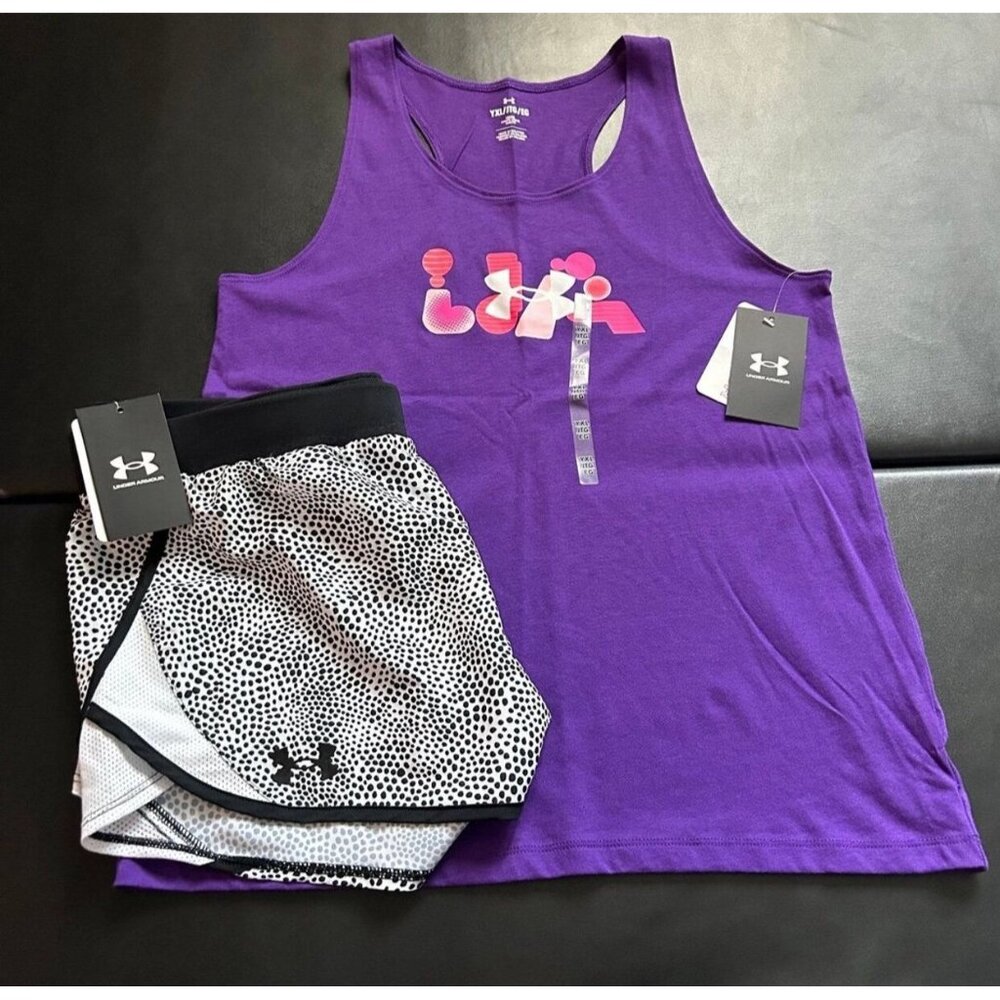 NWT Under Armour Athletic Set Girls Youth Size XL